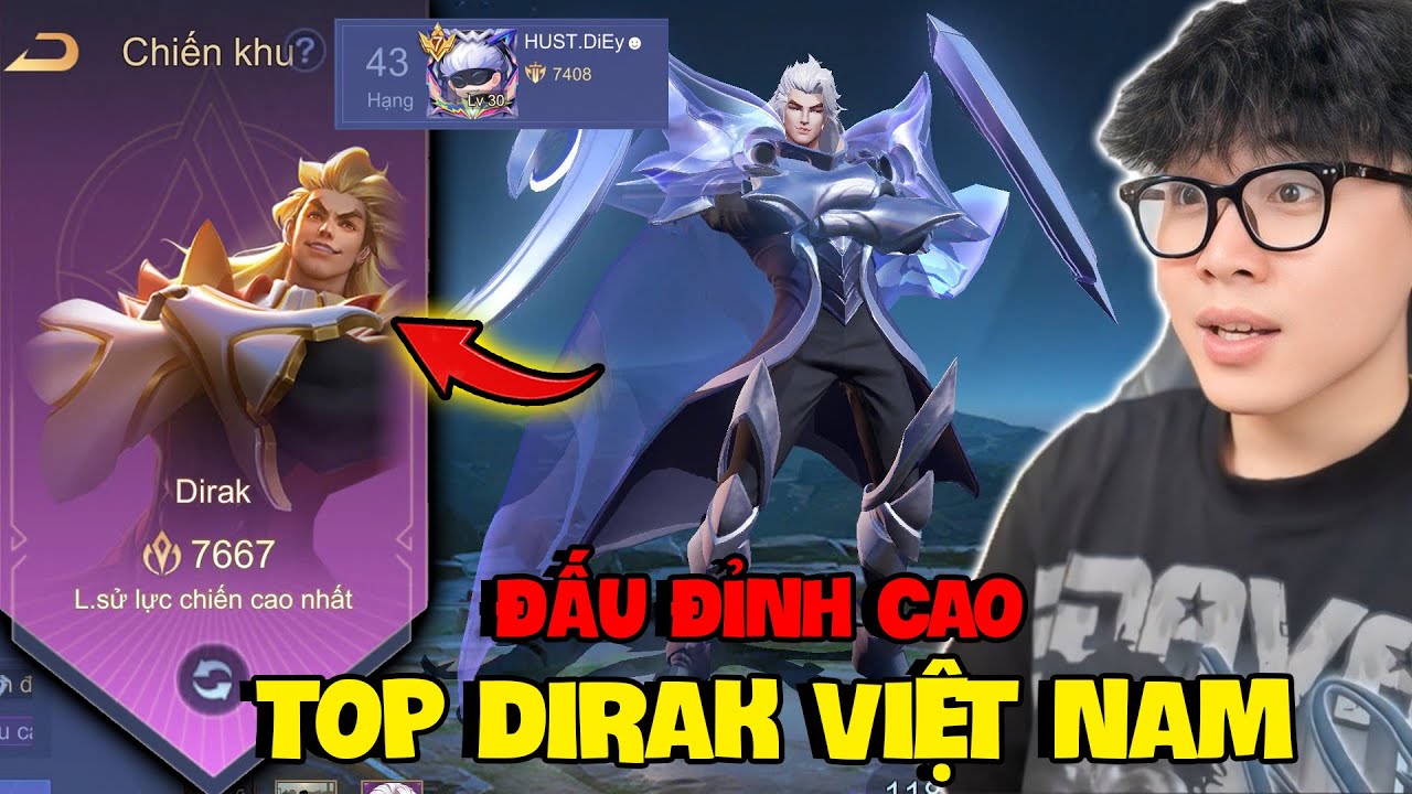 VUX MỘT Đ&Ecirc;M ĐẤU ĐỈNH CAO DIRAK LỌT TOP 43 VIỆT NAM ĐỐI ĐẦU TO&Agrave;N CỤC V&Agrave;NG B&Ugrave;NG NỔ