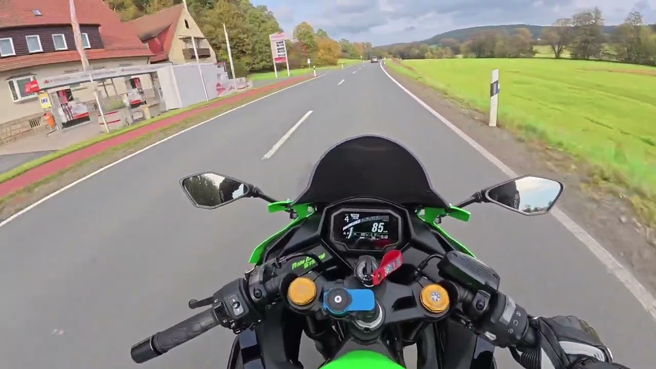 Mein erster Motorrad Vlog mit der Kawasaki ZX4RR