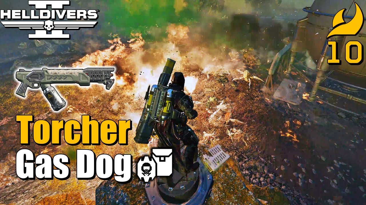 Helldivers 2 | Torcher & Dog Breath Loadout Gameplay (No commentary Gameplay, Max difficulty)