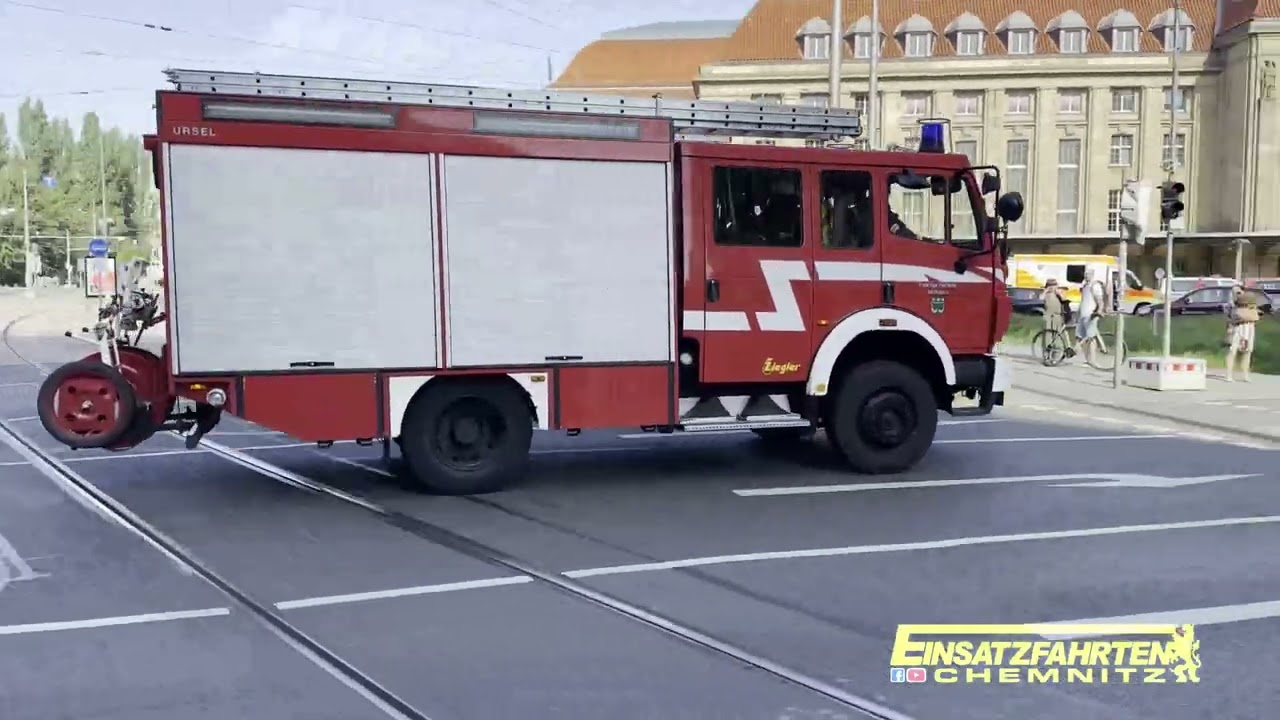 Zug brennt im Hauptbahnhof Leipzig