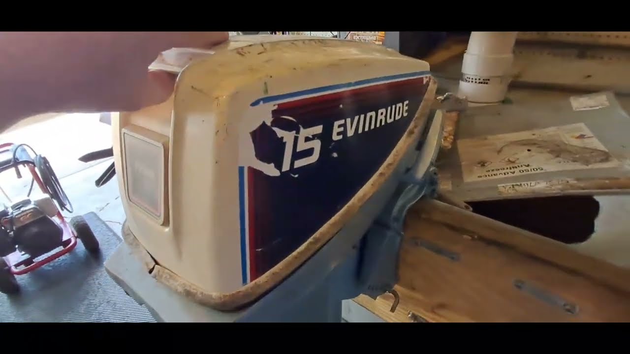 Evinrude 1981 года, 15 л.с. — поедет ли он?