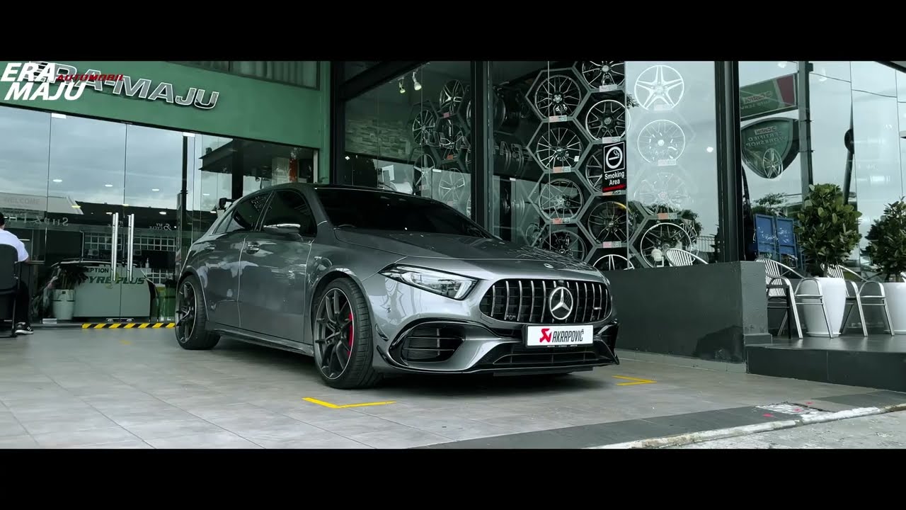 Akrapovic Evolution Titanium Exhaust for AMG A45S Taking Performance to the Next Level with Style!