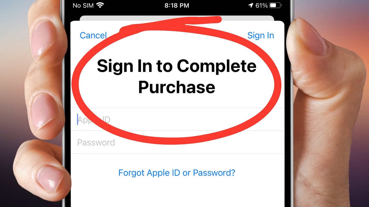 Fix &ldquo;Sign In to Complete Purchase&rdquo; on iPhone &ndash; App Store 2025