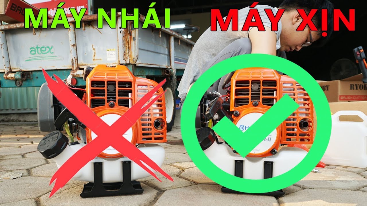 Phân Biệt Máy Cắt Cỏ Thụy Điển 143 Xịn Và Nhái Chi Tiết Nhất | Nên Mua Máy Nhái Không ?