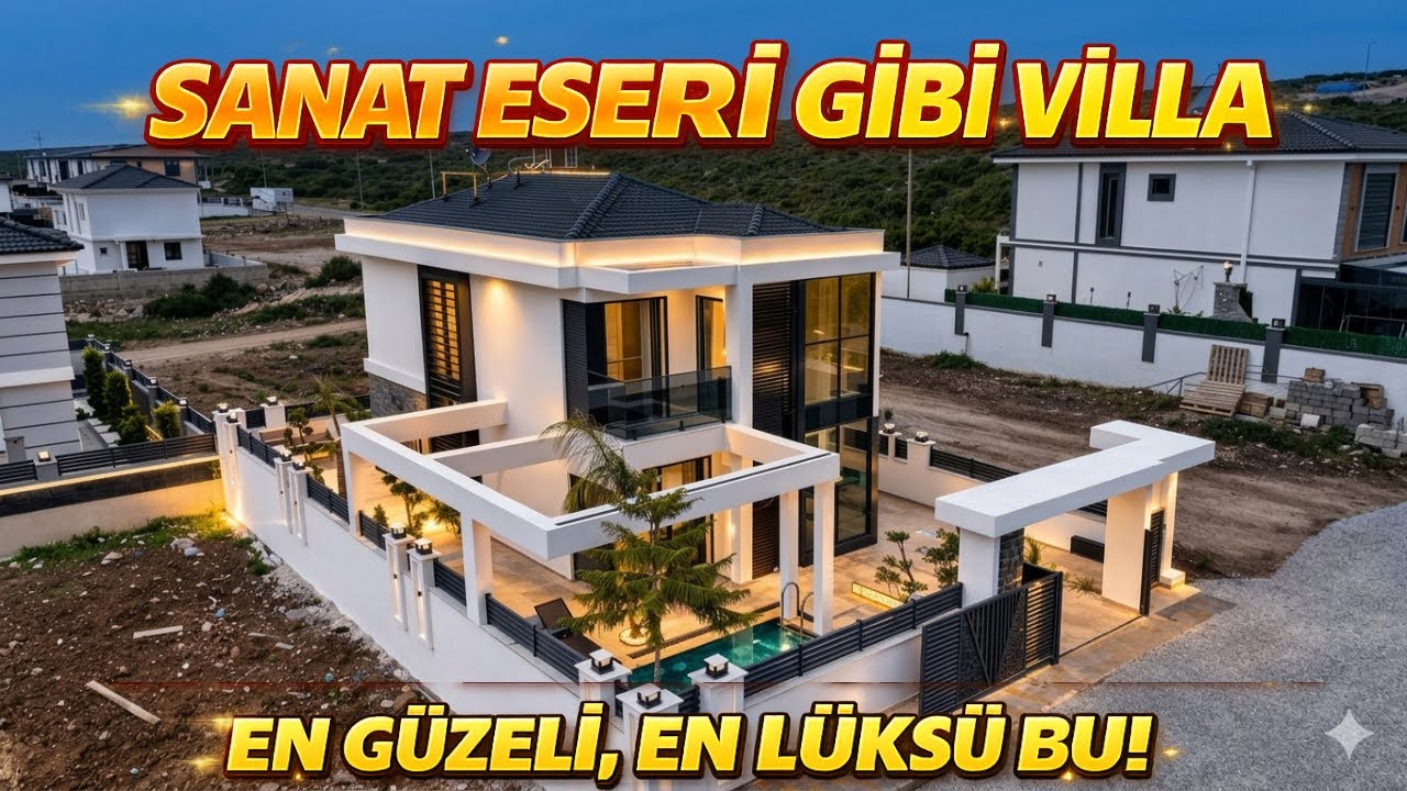Tablo Gibi Villa Didim Merkezde Modern Lüks Villa Turu (D-83)