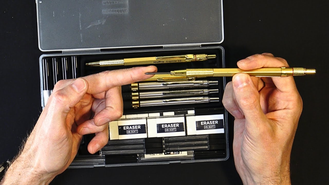 Set de porte-mines Nicpro : un vrai kit pour écrire et dessiner ?