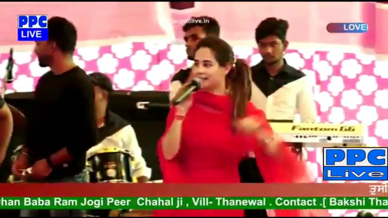 Sunanda Sharma  Punjabi Singer Live Performance PPC Live Tv