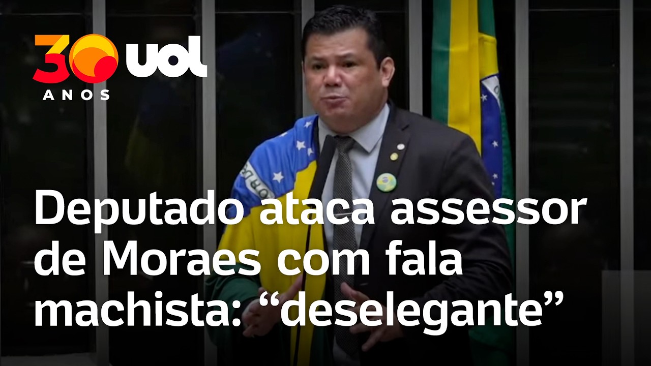 Deputado do PL ataca assessor de Moraes com fala machista e é corrigido por colega: ‘deselegante’