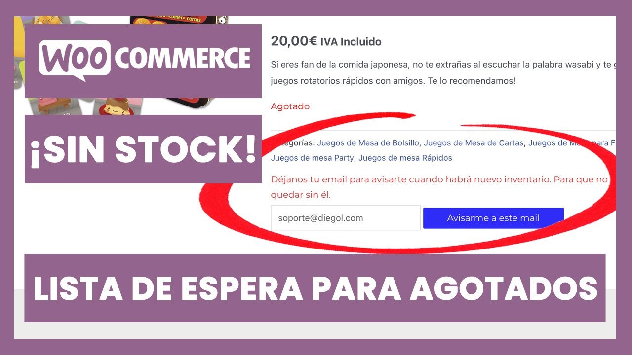 ❌ Recupera ventas con este plugin | Lista de espera para productos SIN STOCK en WooCommerce | Diegol