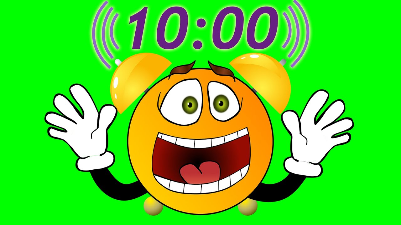 10 Minute Timer - Loud Alarm Clock Sound!