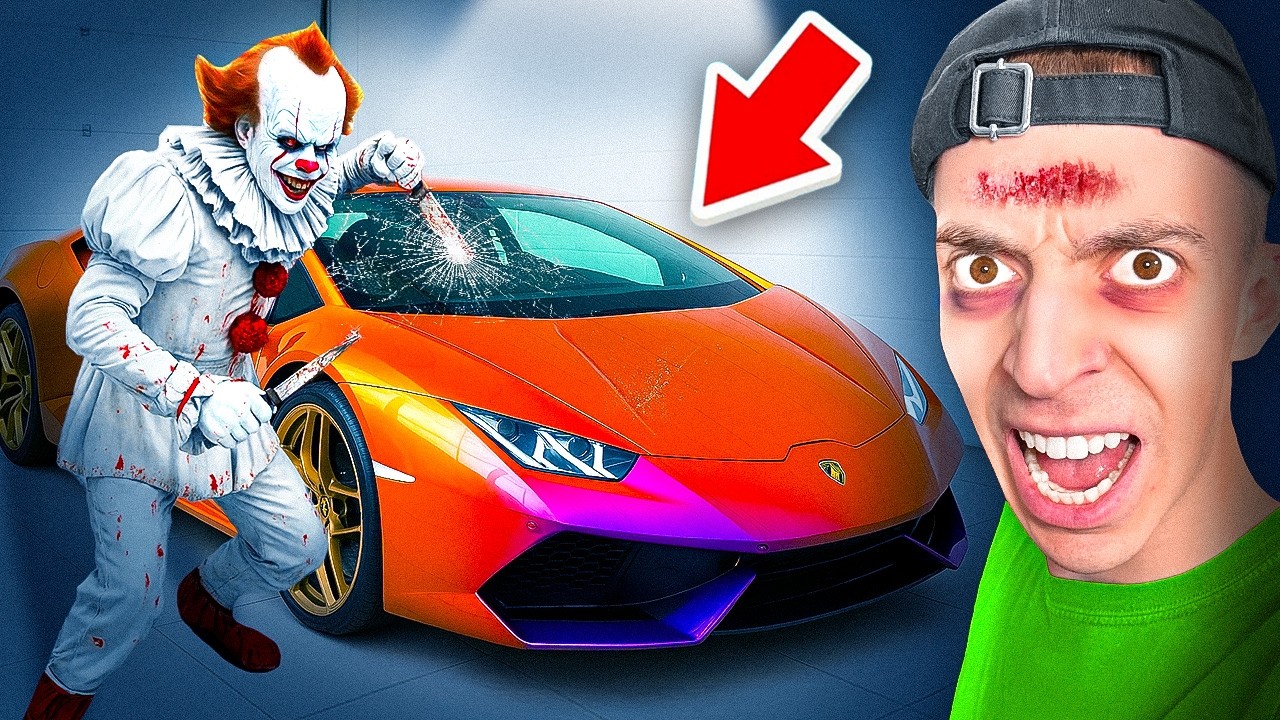 HORROR CLOWN hat meinen LAMBORGHINI GEKLAUT !!! 😤🤡 (wütend)