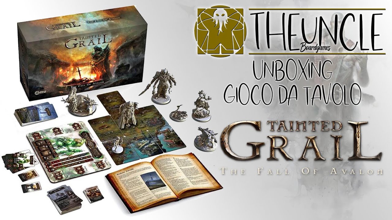 [Unboxing] Tainted Grail: La caduta di Avalon - Gioco da Tavolo ITA