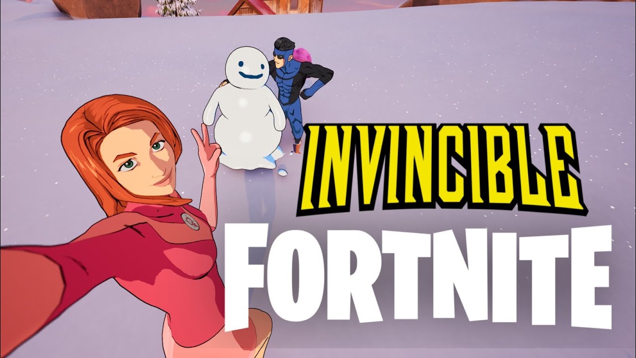 Invincible и Atom Eve играют в Fortnite, глава 7.