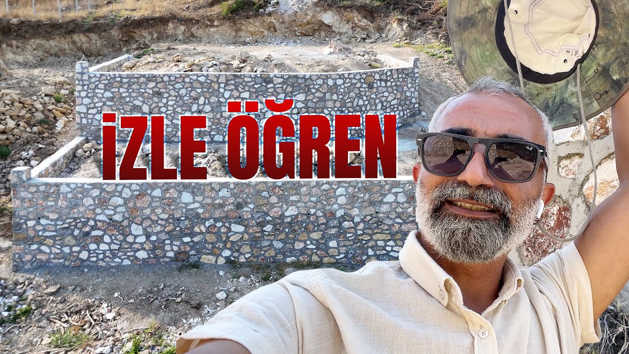 İstinat Taş Duvarı Örüyoruz | Yayla Köy Evi