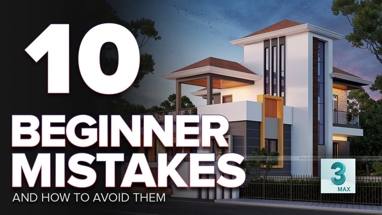10 Arch Viz Beginner Mistakes and how to AVOID Them | Hindi | 2020
