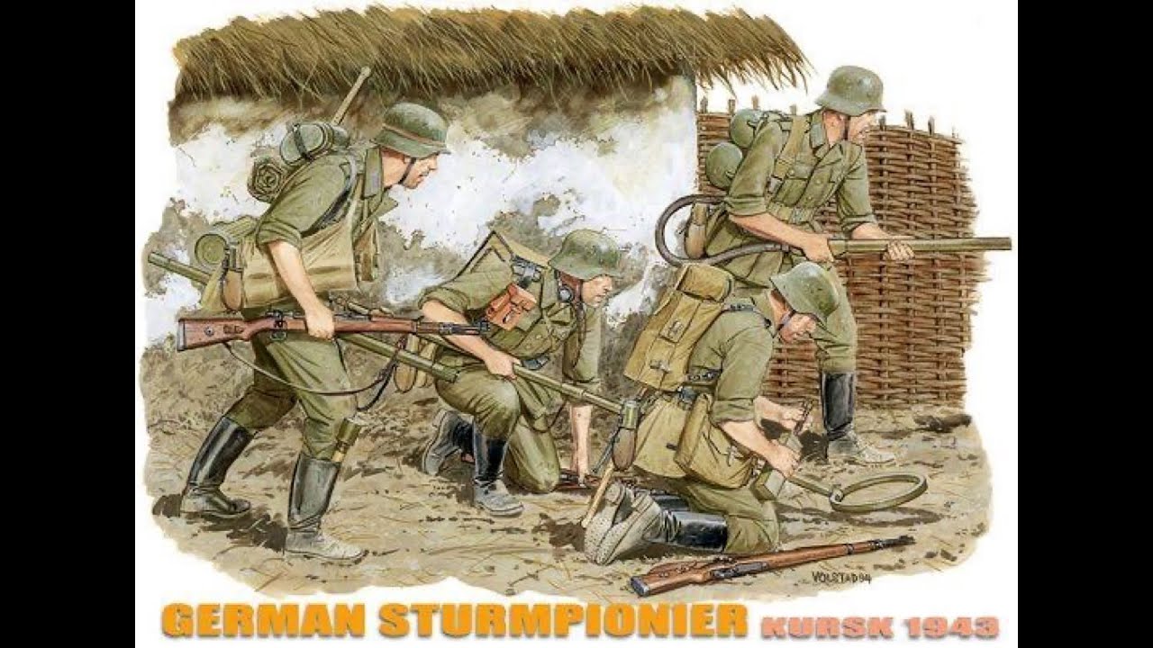 Unboxing 1/35 scale Dragon German Sturmpionier Kursk 1943 No 6174