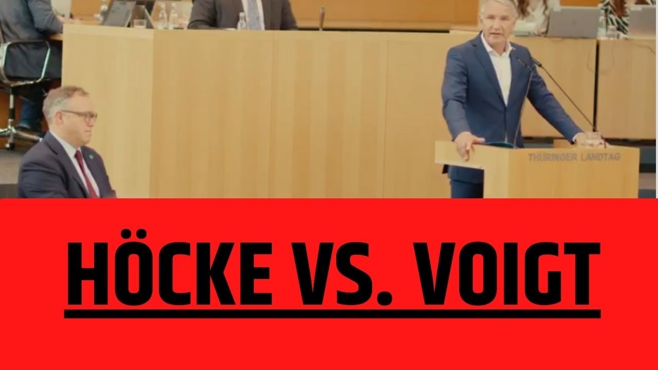 BJ&Ouml;RN H&Ouml;CKE (AFD) vs. MARIO VOIGT (CDU) - &Uuml;ber diese REDE spricht ganz DEUTSCHLAND!