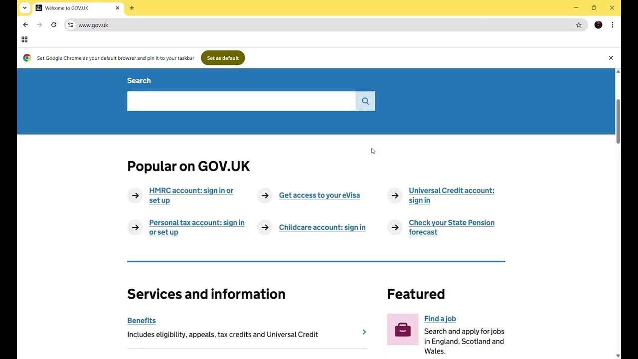 Gov UK visa categories explained