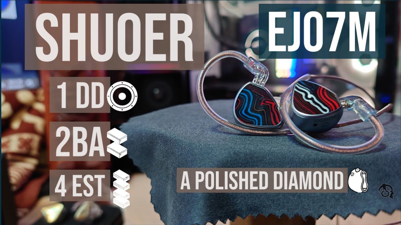 ✅Shuoer EJ07M earphones (1/DD 2/BA 4/EST)