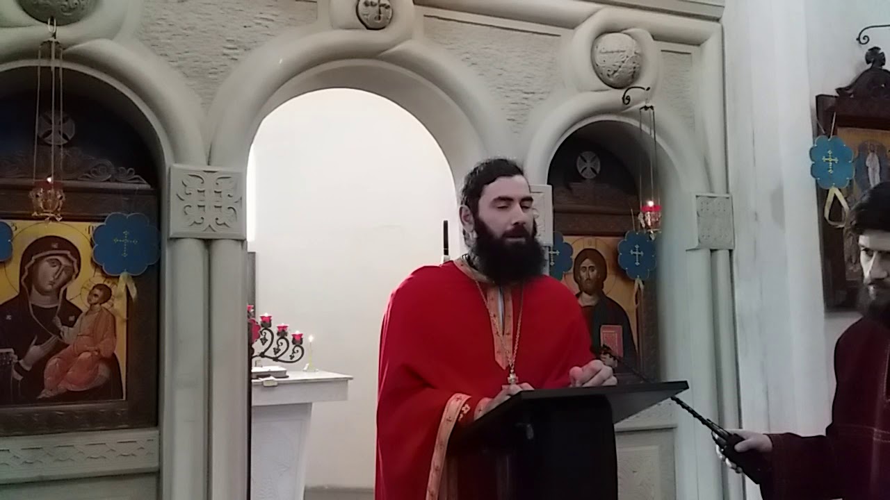 მეზვერისა და ფარისევლის სახარებისეული იგავი  9.02.2020წ