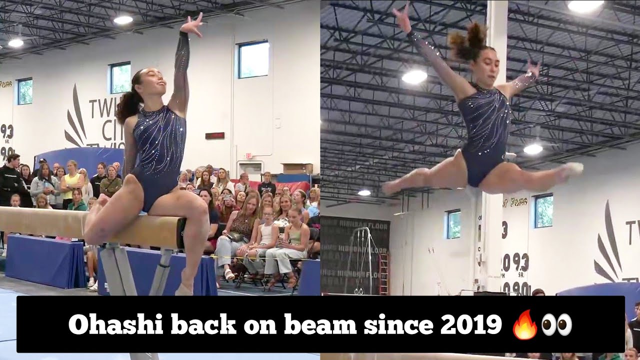Katelyn Ohashi is BACK competing First BEAM Routine since 2019 👀🔥 - 2026 American C l a a s s i c 🇺🇸