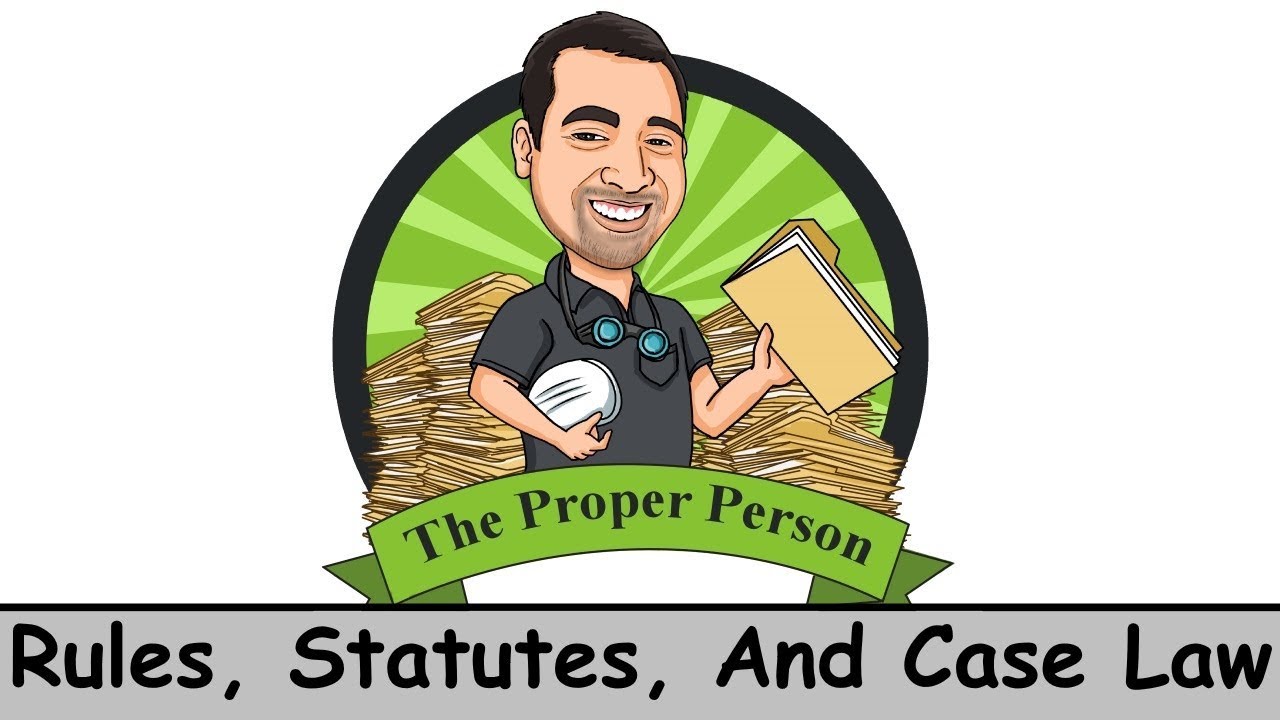 Legal Nuts And Bolts: Rules, Statutes, And Case Law