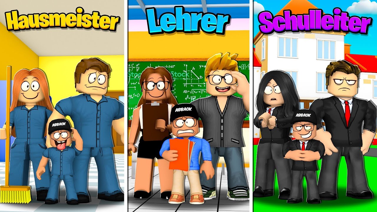 HAUSMEISTER vs LEHRER vs SCHULLEITR Familie in Brookhaven