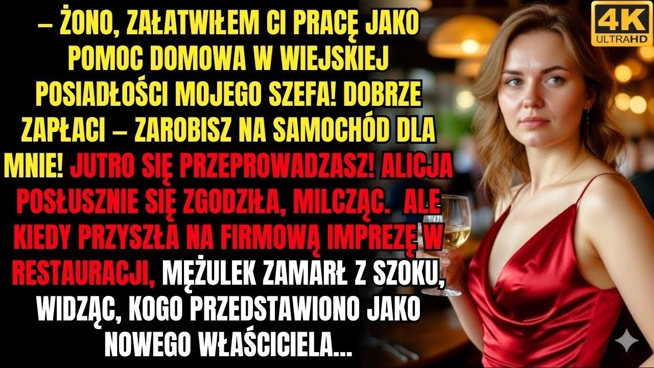 Zatrudnił żonę jako pomoc domową u szefa  A na firmowej imprezie był w szoku, gdy dowiedział się