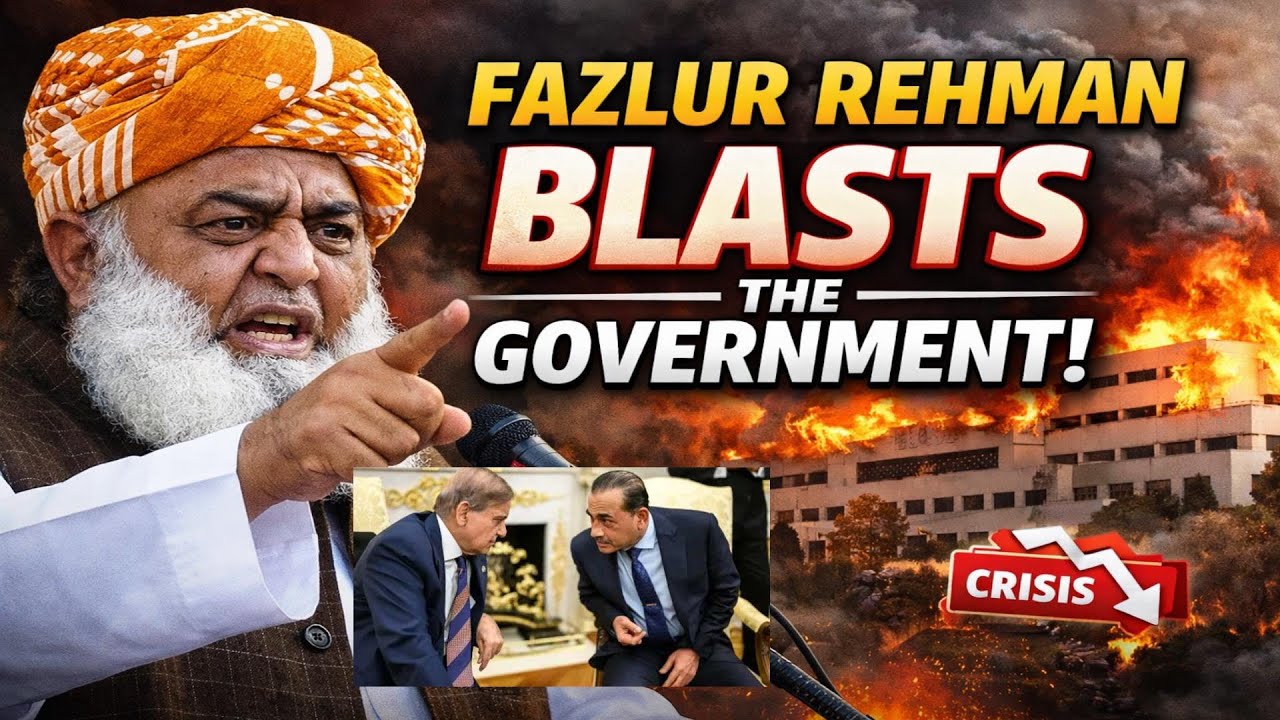 🔴 LIVE | JUI-F Chief Maulana Fazlur Rehman Targets Government Policies