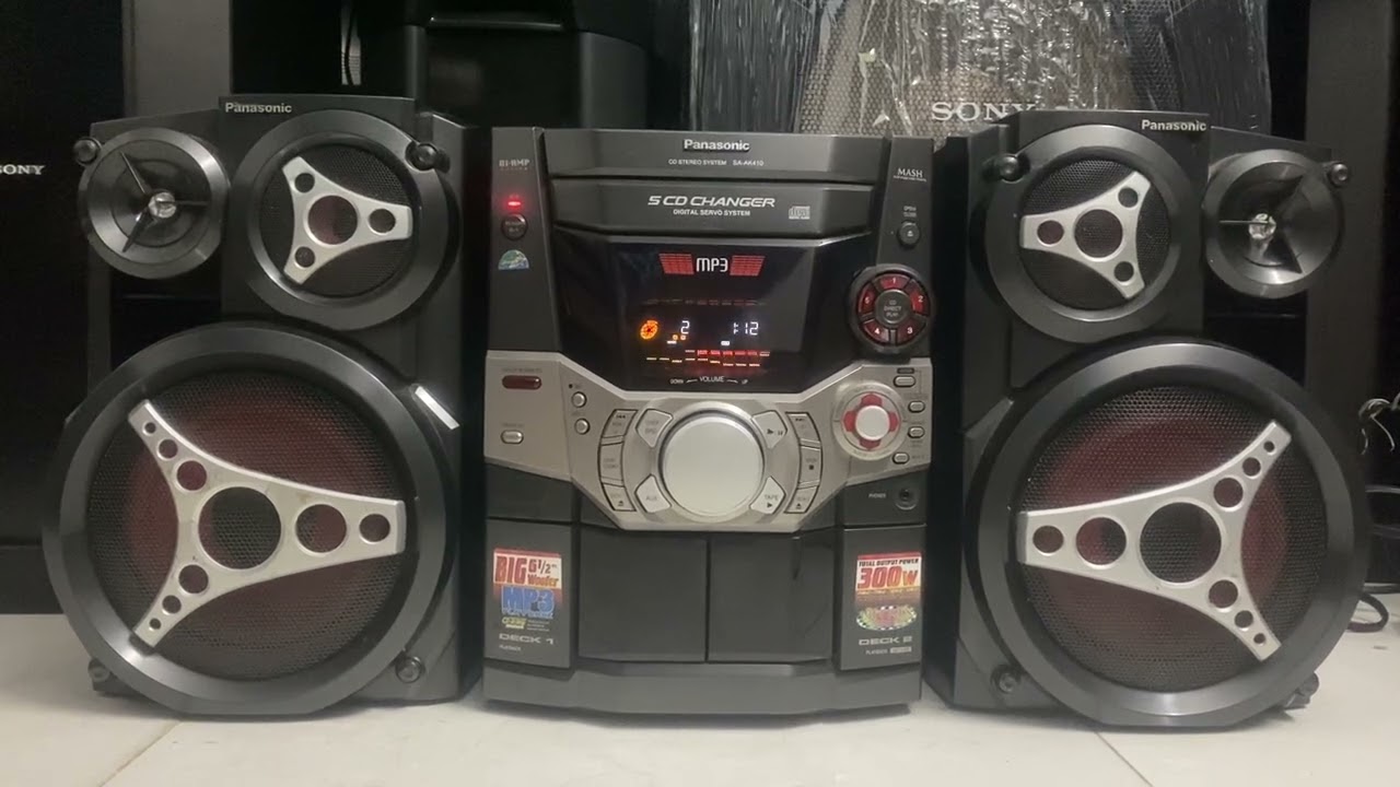 Dàn Panasonic hàng xuất Mỹ. Đẹp keng. Zin. CD. AUX hát tốt. Ai quan tâm alo 0901535304 giá tốt 