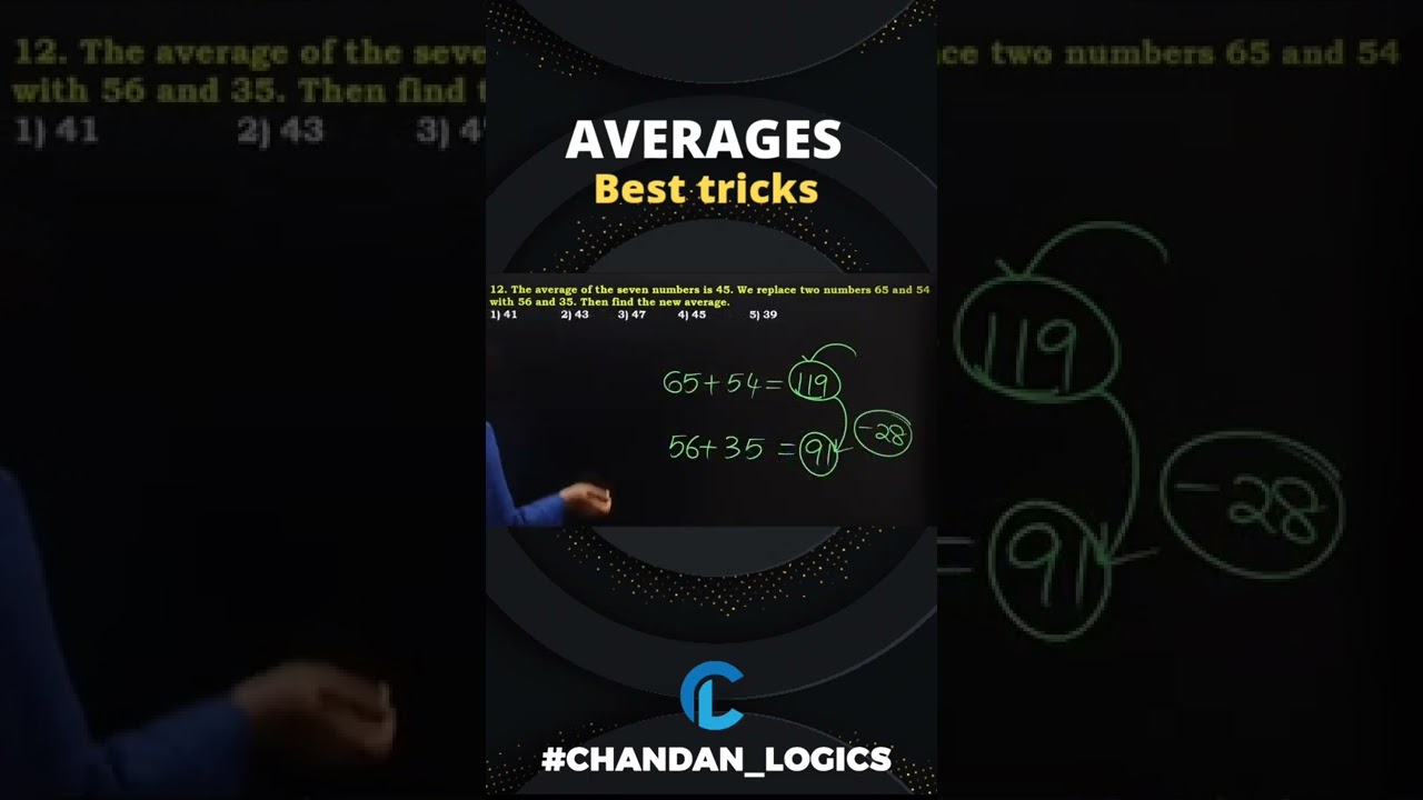 Средние лучшие трюки Чандана Венны сэра #chandan_logics #chandan_venna_fan_club #arithmetic