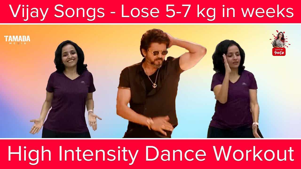 High Intensity Dance Workout|Vijay Songs|Lose 5-7kg in weeks| G-FIT by Geetz|GeethuPrasobh