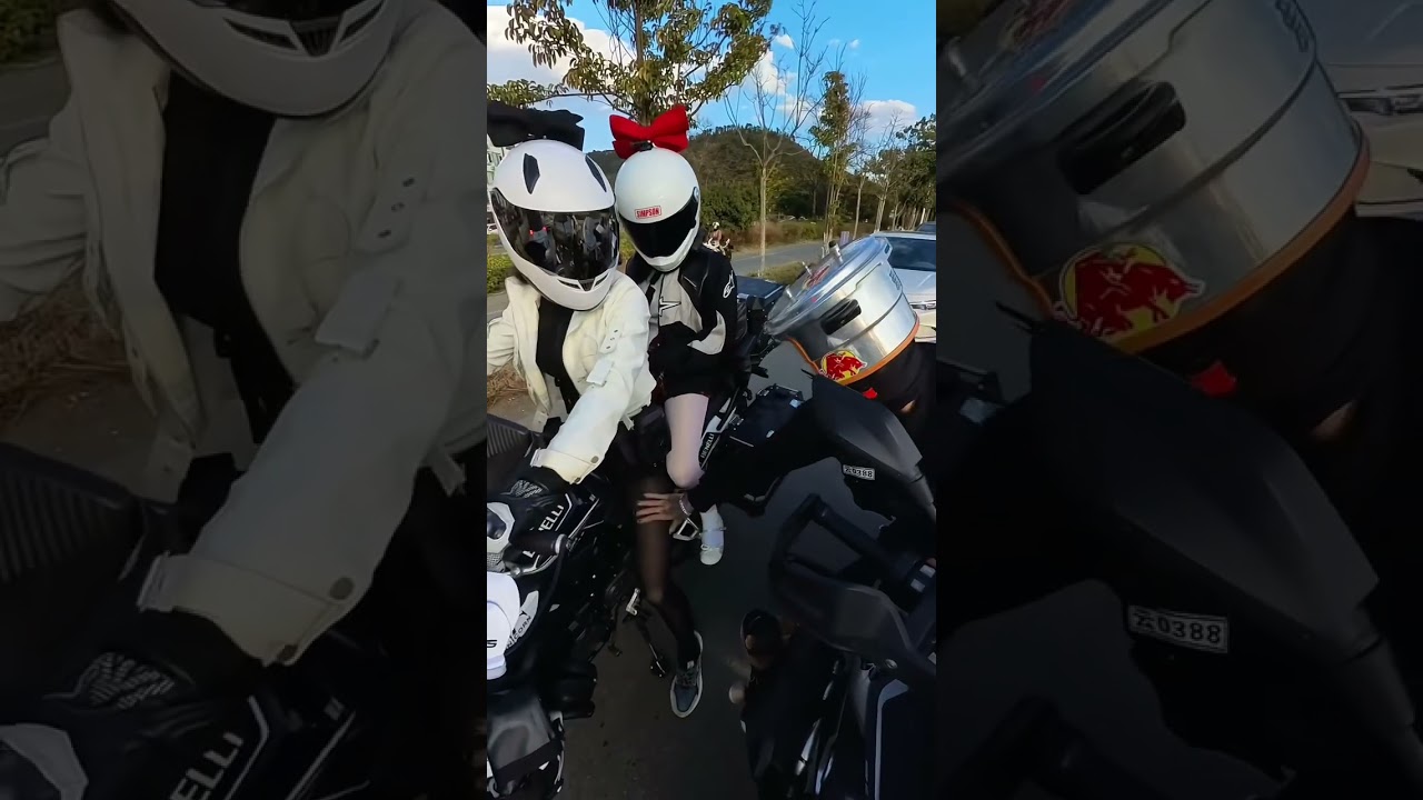 Which Leg Looks Better? #Funnyguy #Motorcycle