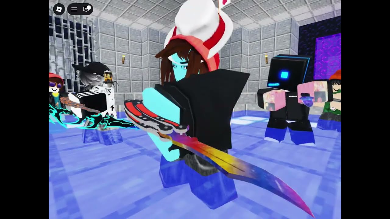Roblox 刀具競技場（用新的神秘等級的刀😎）￼