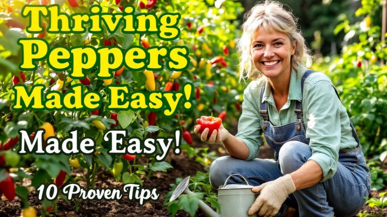 10 Easy Tips for Thriving Pepper Plants