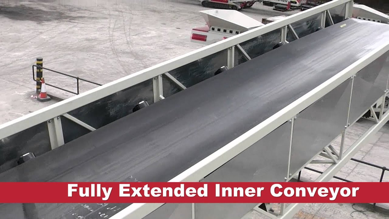 TS 1024 Tracked Telescopic Conveyor - Features and general operation