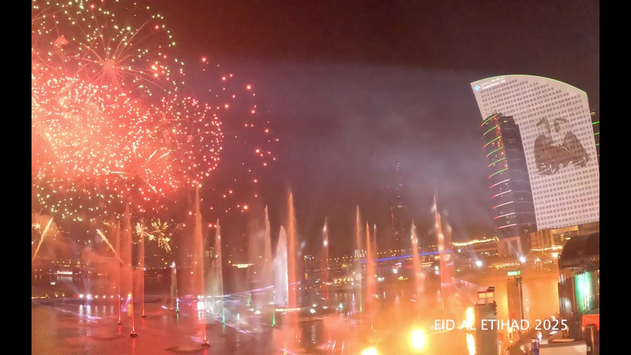 Eid Al Etihad 2025 Fireworks @Dubai Festival City mall