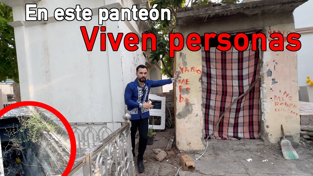 INDIGENTES usan las TUMBAS ABANDONADAS de este panteón como CASAS