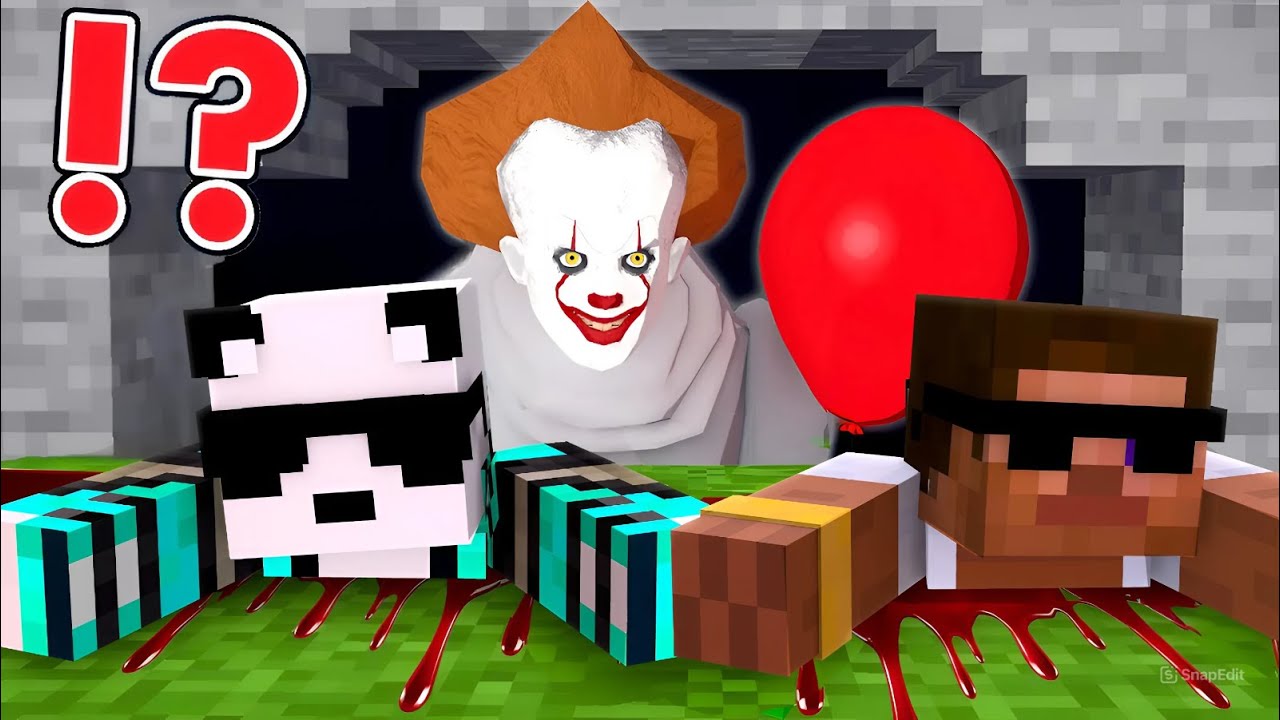 😱 We Got KIDNAPPED By PENNYWISE in MINECRAFT!