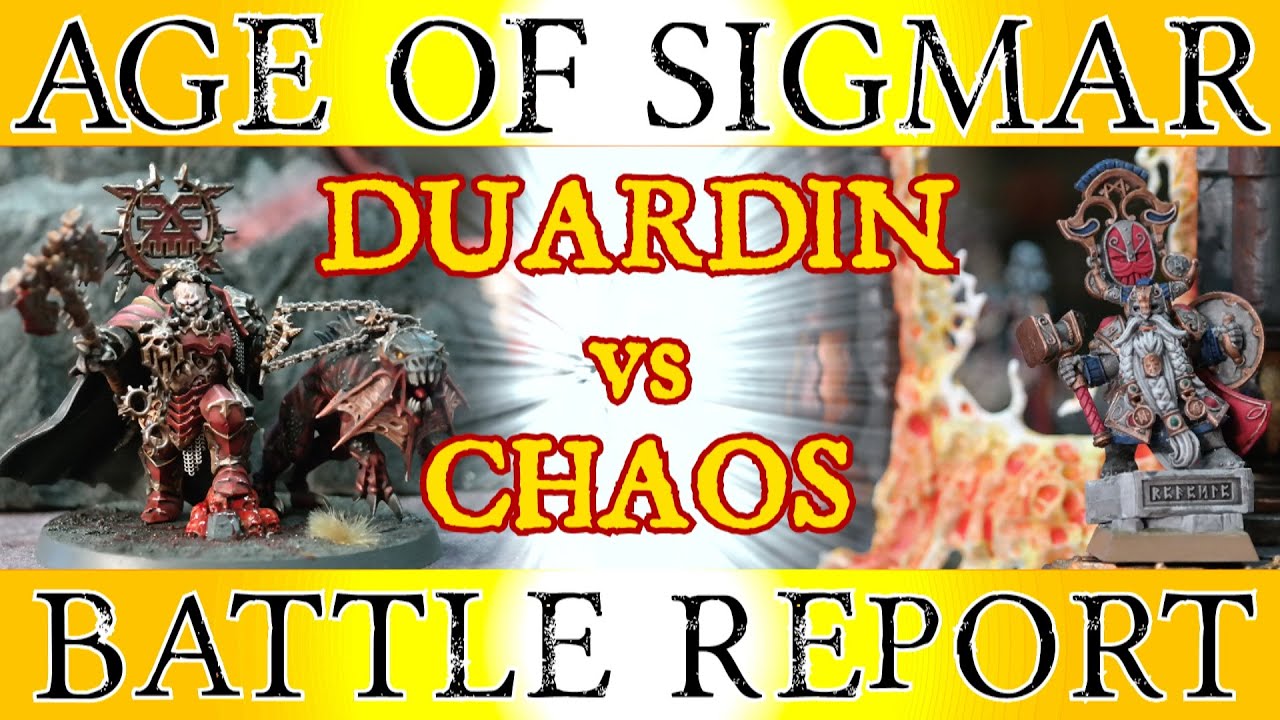 Duardin vs Chaos - Warhammer Age of Sigmar Battle Report - The Great Crusade, Ep 9