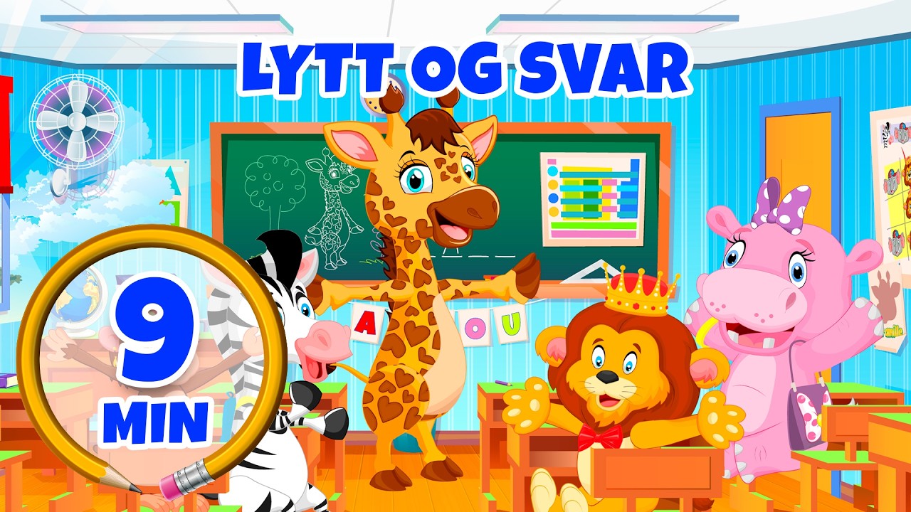Lytt og svar – 9 min Giramille | Barnerim og barnesanger