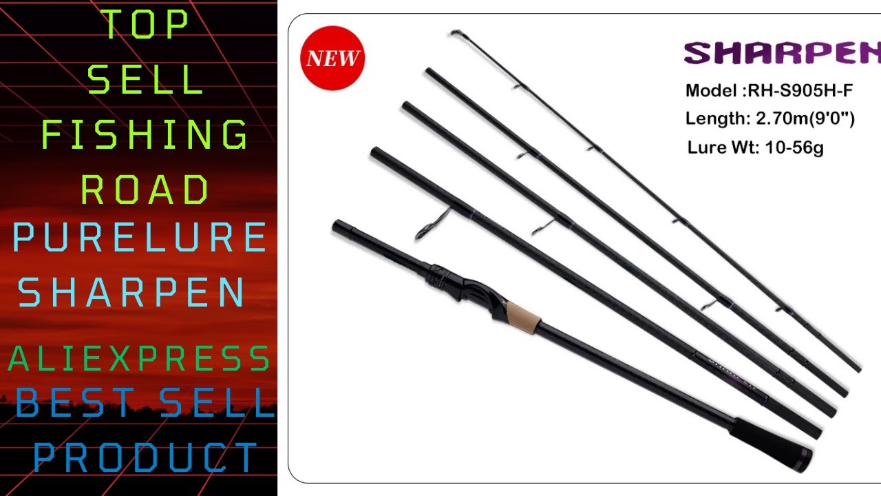 #PURELURE SHARPEN Travel Soft Lure Long Spinning and Casting XF/MF ActionRods FUJI Components Review