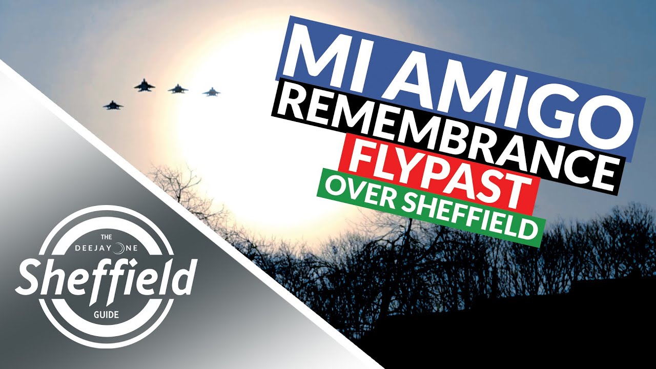 75th Anniversary Mi Amigo Memorial Flypast in Sheffield's Endcliffe Park | A Tribute