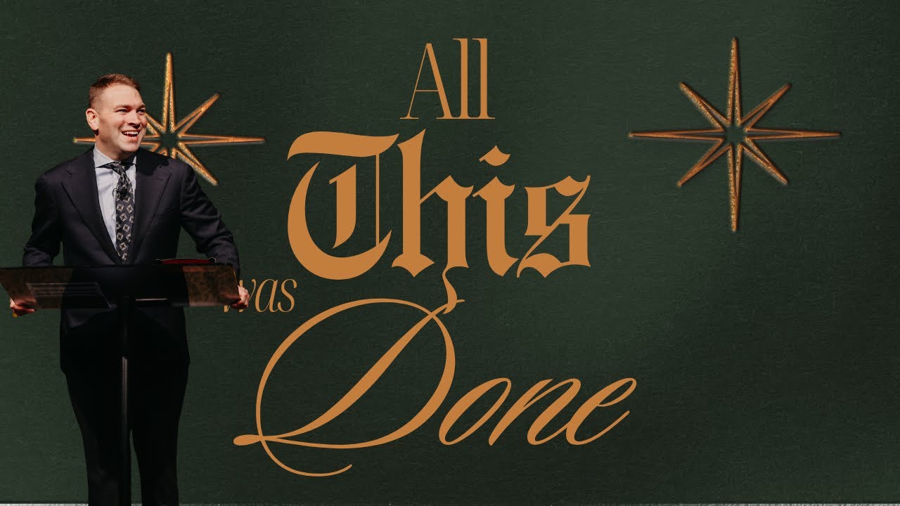 All This Was Done - Pastor Jimmy Stark