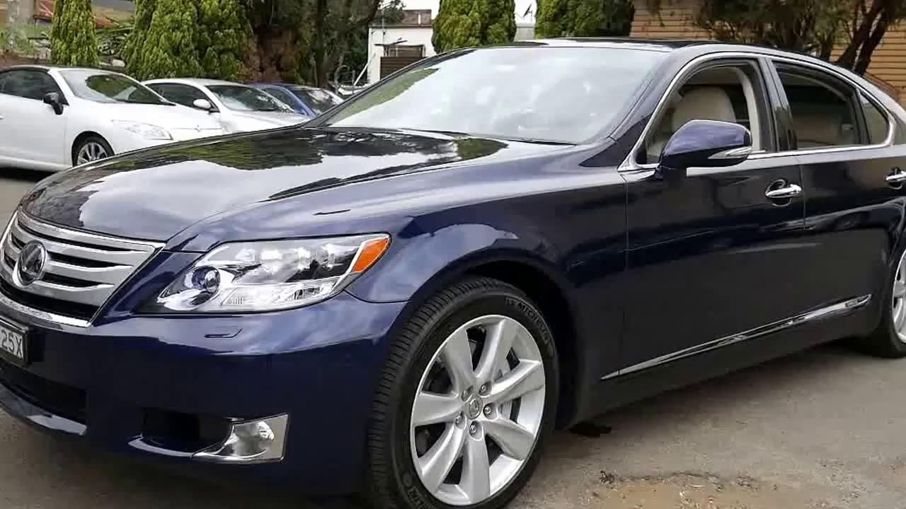 2010 update Lexus LS600H Hybrid Navy Blue