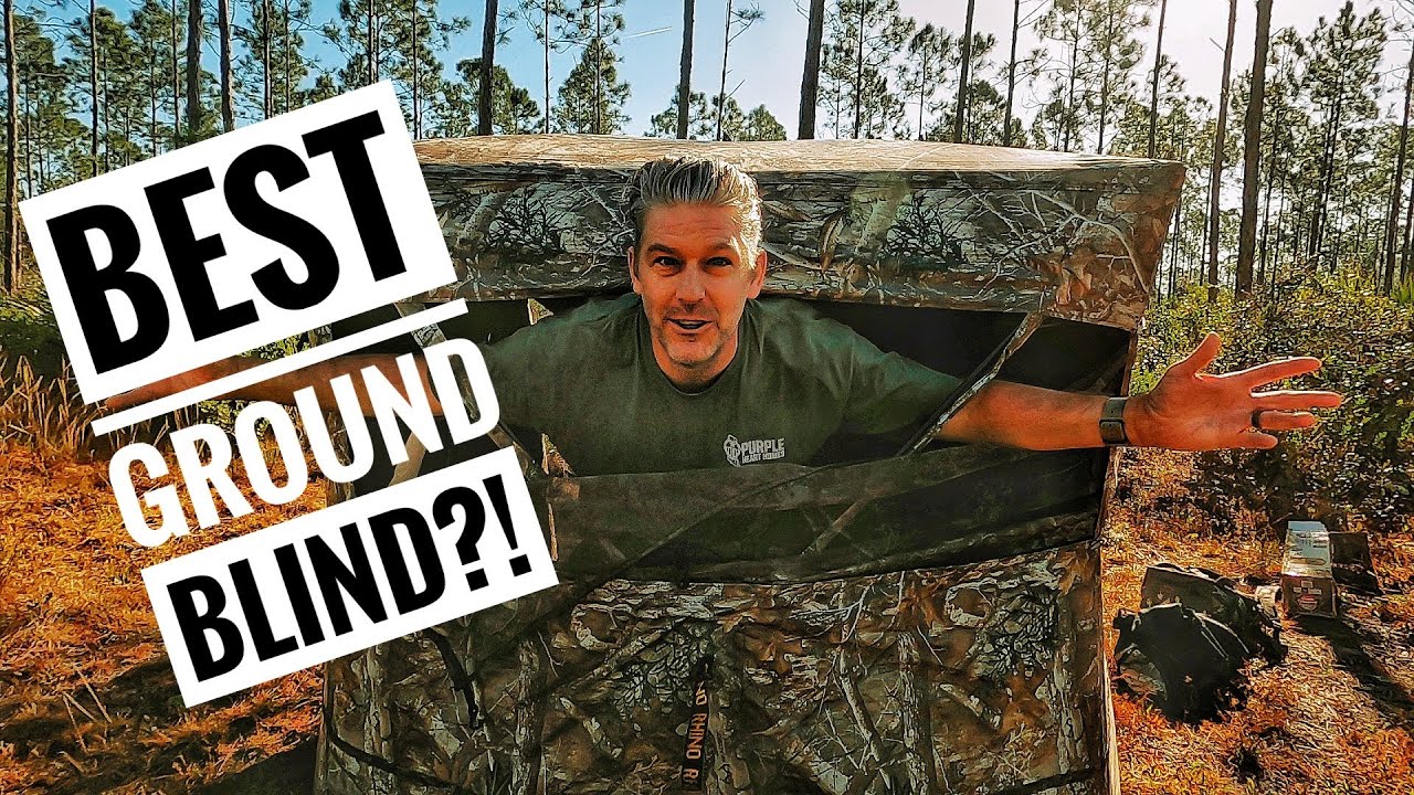 ЛУЧШЕЕ укрытие для охоты на индейку? | Обзор укрытия Rhino Blind 200