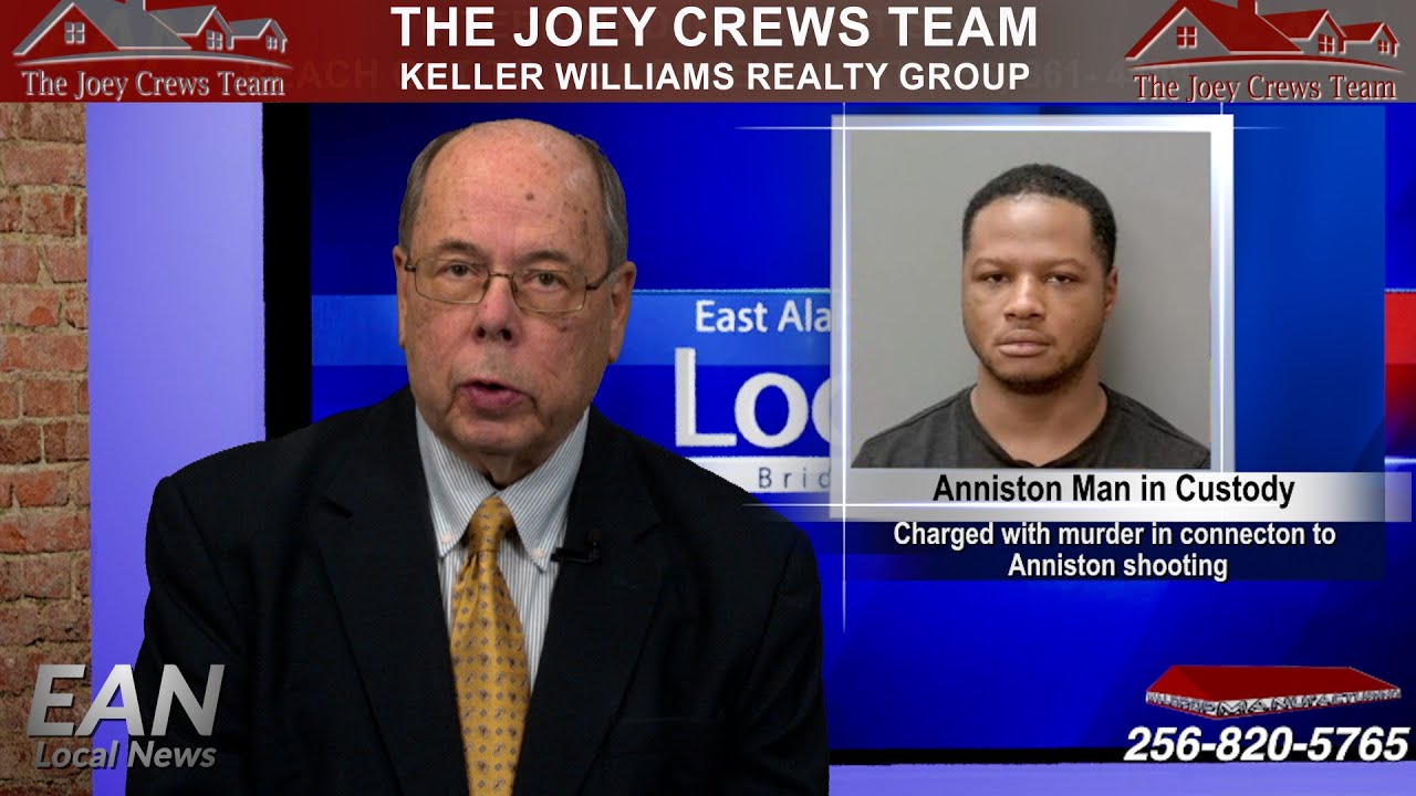 Anniston man arrested in connection with another Anniston man's murder.