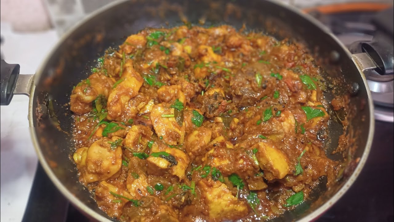 Onion chicken curry 👌👌😋😀