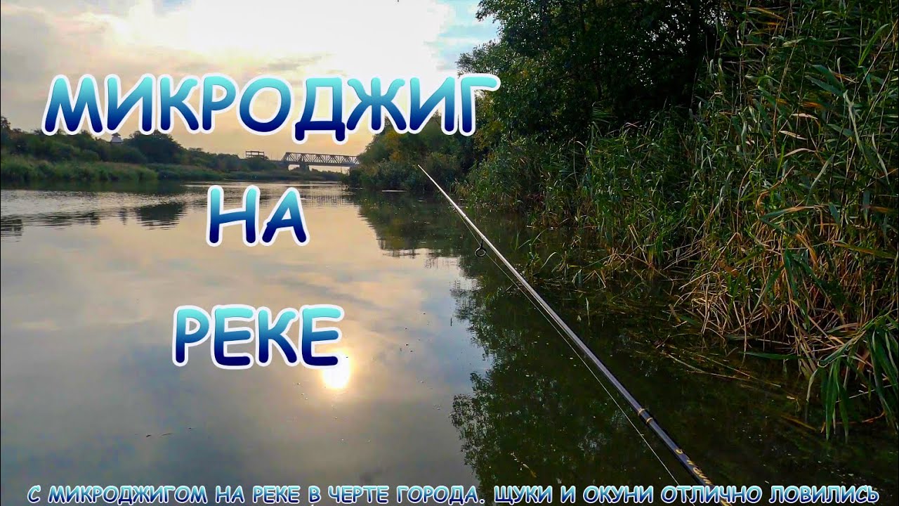 МИКРОДЖИГ на реке в черте города. Щуки и окуни просто издевались!