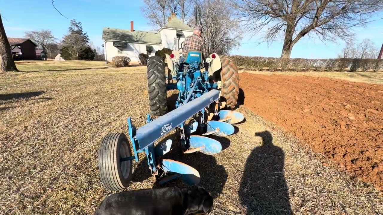 Ford 6000 lifting plows with engine OFF!